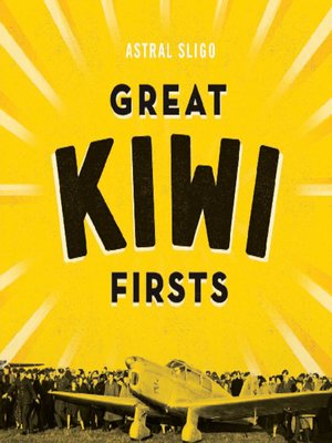 cover image of Great Kiwi Firsts